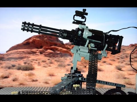 LEGO Minigun M134 -Tutorials  - how it works