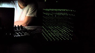 8x8x8 MIDI Controlled LED Cube - Flash Rate Control