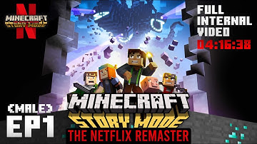Minecraft: Story Mode | EP1: The Order of the Stone (Netflix) | Full Internal Video - Male