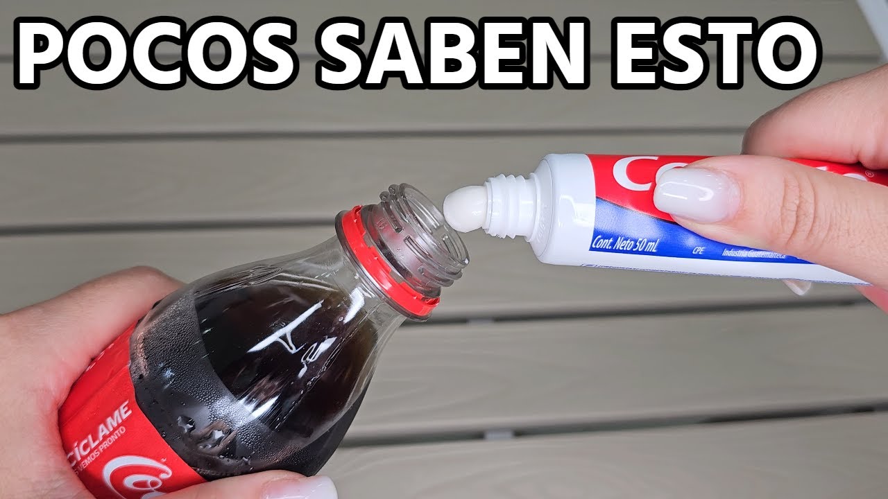 Mezcla Pasta dental con Coca Cola y el Resultado te Sorprenderá