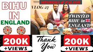 TWISTED BIHU IN ENGLAND | LAADU, PITHA MODIFIED RECIPE  | ASSAMESE COUPLE VLOGGER  | VLOG 27 screenshot 3