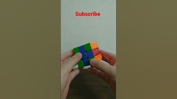 cross line pattern 3×3 Rubik