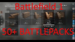 Opening 50+ Battlepacks in Battlefield 1