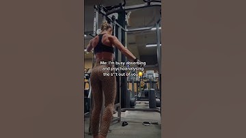 “You seem really quiet🤔” #introvert #gymgirl #funny #gymrat