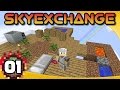 Skyexchange  ep 1 a different kind of skyblock  minecraft 1102 skyblock modpack