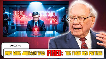 1 Min Ago: Why Mike Johnson Was Fired: The "Toxic CEO" Pattern Explained | Warren Buffett’s WARNING