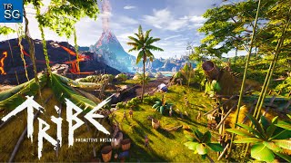 Tribe Primitive Builder - New Open World Survival - Trying to become the Leader of a Tribe!