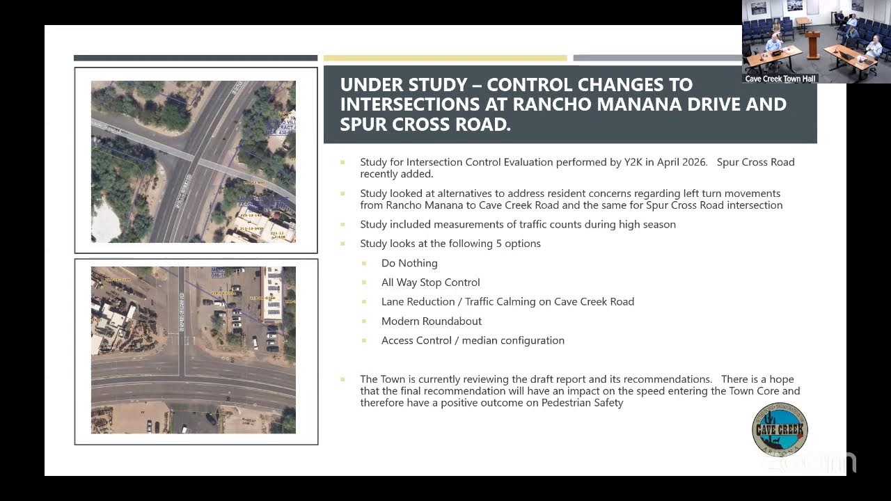 Cave Creek Council Pursues Red Flashing Beacons and Defers Galloway Safety Study as Part of Comprehensive Pedestrian Safety Program