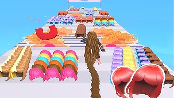 Hair Challenge 💕🌈👸 New Update Game Max  Levels (Gameplay Walkthrough Level 122)