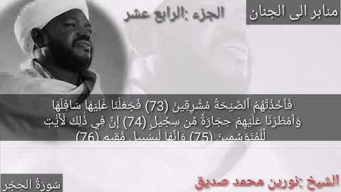 افضل صوت لتلاوة القرآن الكريم /الجزء الرابع عشر / لفضيلة الشيخ نورين محمد صديق