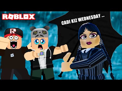 Cadı Kız Wednesday'in Hikayesini Oynuyoruz!! - Panda ile Roblox Wednesday [Story]