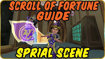 Wizard101: Scroll of Fortune Guide - Spiral Scene