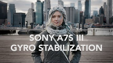 Sony A7S III Gyro Stabilization