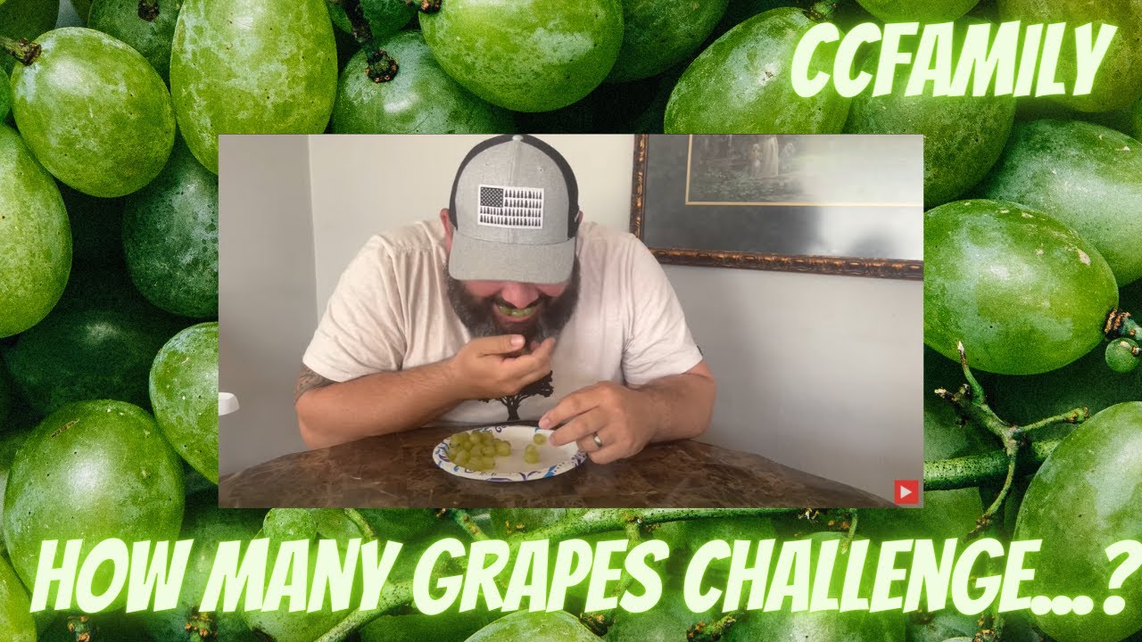 how many grapes can you fit in your mouth CCFamily YouTube