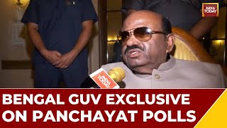 Watch Exclusive Interview Of Bengal Governor CV Anand Bose On Panchayet Poll Violence