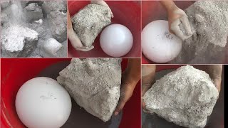Asmr | All will love this perfect chunks crumbling on baloon dry+water 💦 crumbling aasmr