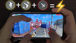 ZIGZAG MOVEMENT TRICK ON MOBILE FREE FIRE & OPEN SETTING ⚡