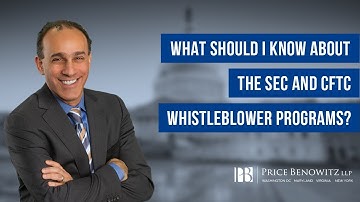 What Should I Know About the SEC and CFTC Whistleblower Programs? | Tony Munter Attorney at Law