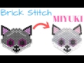 Como hacer un Zorro con Brick Stitch - Miyuki Delica