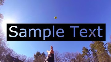 Sony Vegas See Through Text Effect Tutorial |Fastest and Easiest Tutorial|