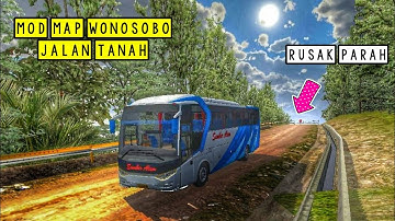 REVIEW MOD MAP JALAN RUSAK BUSSID - MOD MAP BUSSID TERBARU...!!!