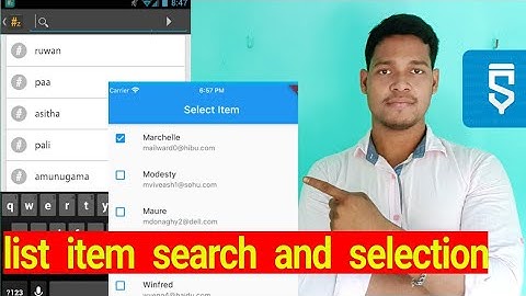 list item search and selection in sketchware pro #AndroidAppdeveloper #sketchware #Aauraparti