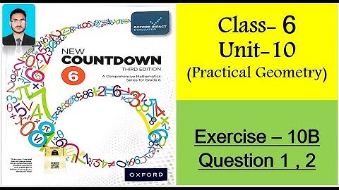Class 6 Math Exercise 10B Q 1 , 2 || New countdown third edition class 6 exercise 10B Question 1,2