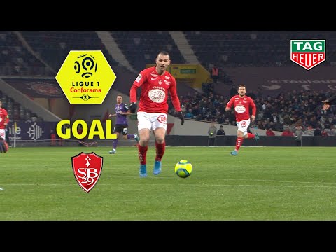 Goal Yoann COURT (7') / Toulouse FC - Stade Brestois 29 (2-5) (TFC-BREST) / 2019-20