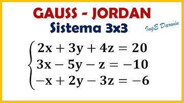 Gauss Jordan - Sistema de Ecuaciones Lineales 3x3 | Ejercicio 1