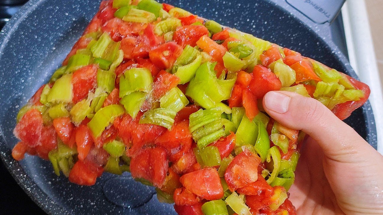 Buzluktaki Menemen nasıl pişirilir | Menemen tarifi | Yemek Tarifleri