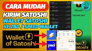 CARA MUDAH TRANSFER ASET DARI WALLET OF SATOSHI KE ZBD DAN SPEED WALLET - GAME PENGHASIL SATOSHI screenshot 5