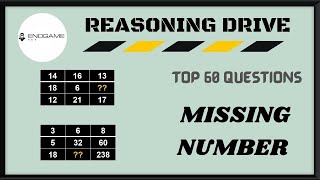 MISSING NUMBER == SSC REASONING Top Previous Year Questions