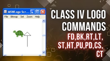DAV CLASS 4 COMPUTER | LOGO COMMANDS FD | BK | RT | LT | ST | HT | ST | HT | PU | PD