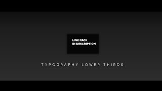 Typography Lower Thirds | Kinemaster&Pixellab Tutorial