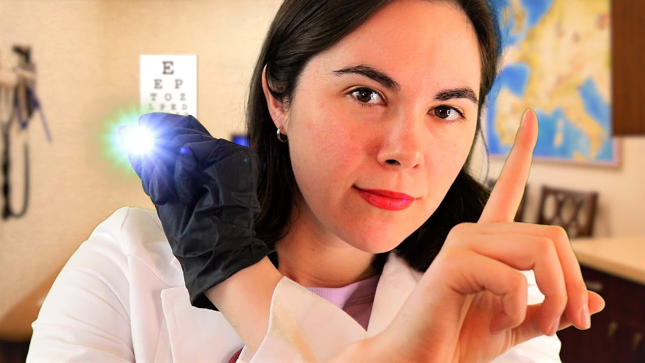 ASMR Cranial Nerve Exam for Tingle Immunity 👩🏻‍⚕️✨