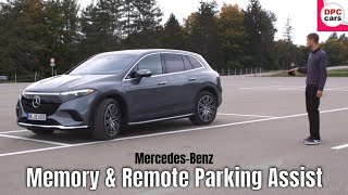 2023 Mercedes EQE SUV Memory and Remote Parking Assist Demo