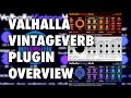 Valhalla vintageverb plugin overview