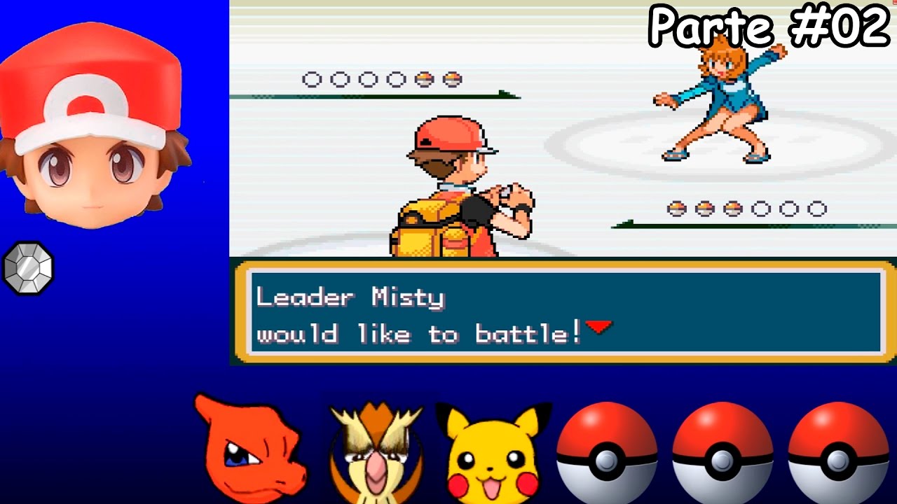 Jogue Pokémon Inflamado Vermelho b0.7.1, um jogo de Pokémon