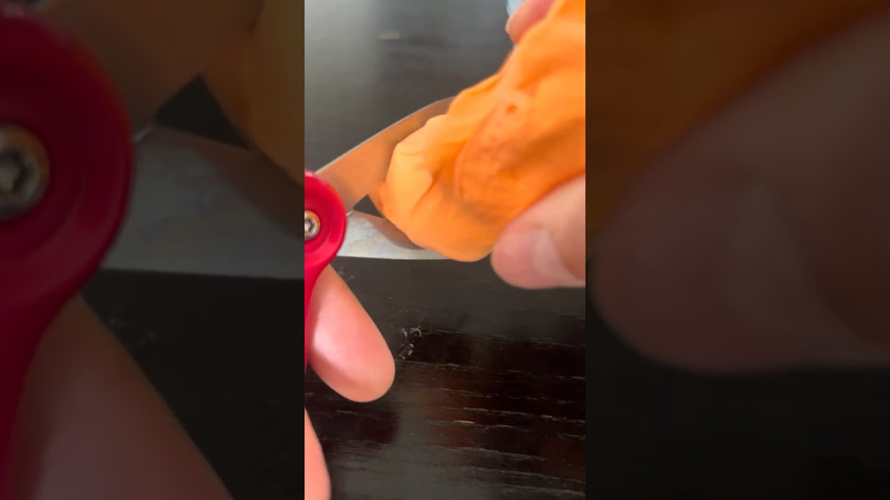 Cutting Orange Play-Doh ✂️ | Relaxing ASMR Sounds