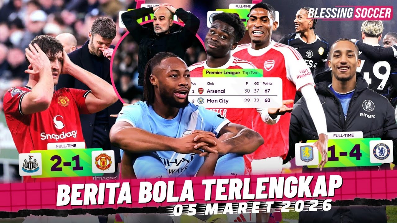 City TERPLESET! Arsenal Menjauh 7 Poin 👍 Carrick Telan KEKALAHAN Pertama ❌ Joao Pedro HABISI Villa