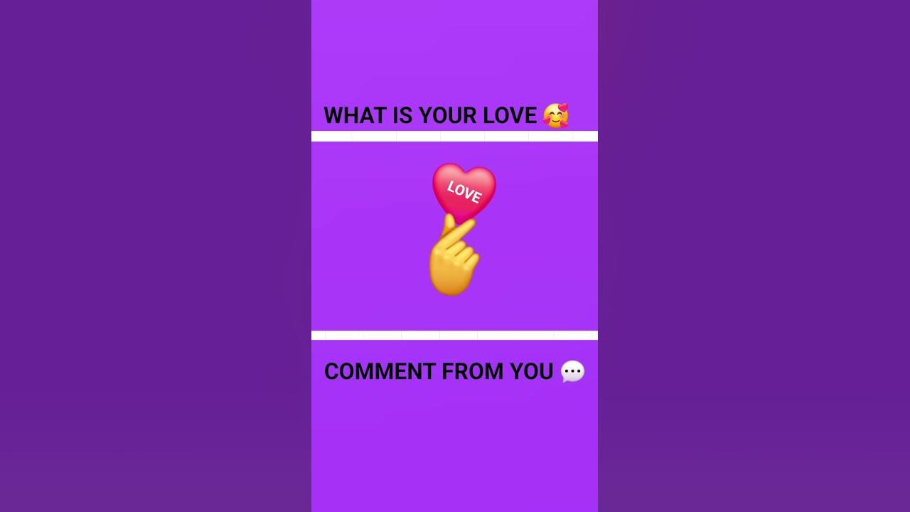 comment from you 💬 #love #song #emoji #shorts