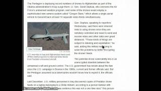 Insurgents Hack U.S. Drones