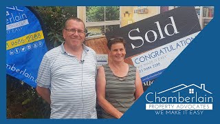 Famous Chamberlain Property Advocates : Owen & Isabelle describe how Wendy MADE IT EASY to sell their House Wealth