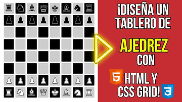 ¡Crea un tablero de ajedrez con HMTL5 y CCS3 Grid!