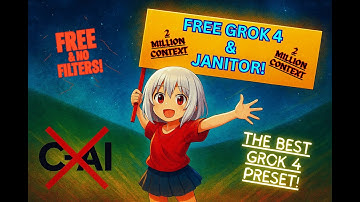The FINAL End of Character.AI! FREE Grok 4 Proxy + ULTIMATE RP Preset & 2M Context! (BYE DeepSeek)