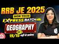 RRB JE General Awareness Classes 2025 | Geography Class for RRB JE 2025 | RRB JE Non Tech Express