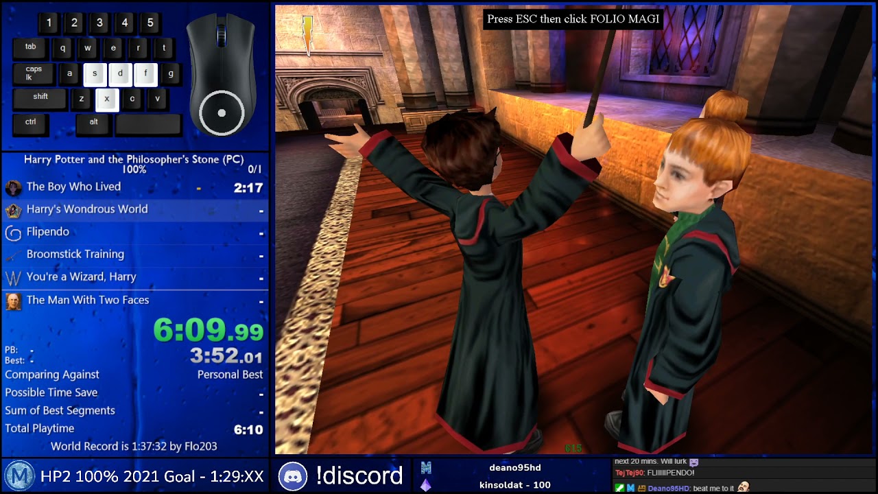 Harry Potter 1 PC 100% in 1:54:11 - YouTube