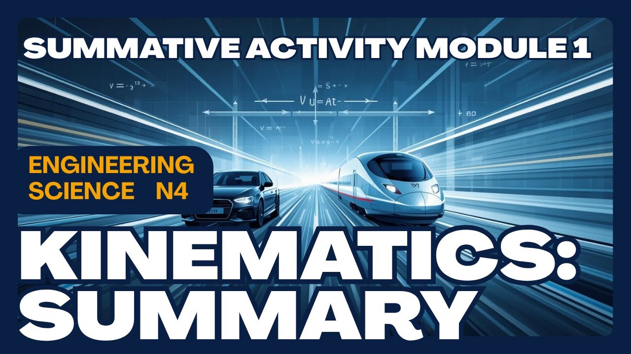 Engineering Science N4 Kinematics - Summative Activity Module 1 ...