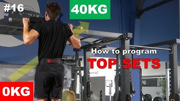 How To Program Top And Back Off Sets | Weighted Calisthenics Programming #16