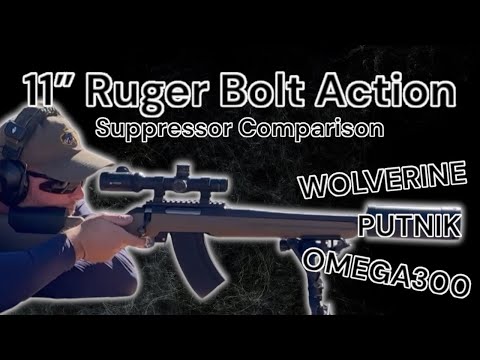 How Quiet is an 11” 7.62x39 Bolt Action!?